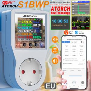 AC85-265V 16A Tuya WiFi 스마트 소켓 전압계 전류계 전력계 곡선 전기 요금 에너지 소비 분석기 모니터