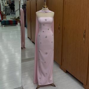 맞춤형 스파클 복잡한 저지 플리츠 라인 석 구슬 스트레이트 Strapless 롱 드레스 맞춤형 행사 드레스 섹시한 복고풍