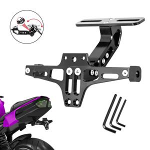 오토바이 후면 번호판 마운트 홀더 브래킷 오토바이 범용 액세서리 KTM Duke 용 오토바이 수정 부품