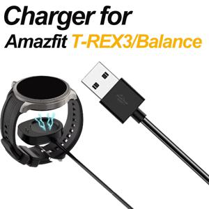 Amazfit T-Rex 3/Balance 2/1용 USB 스마트워치 충전기 교체용 충전기 충전 케이블