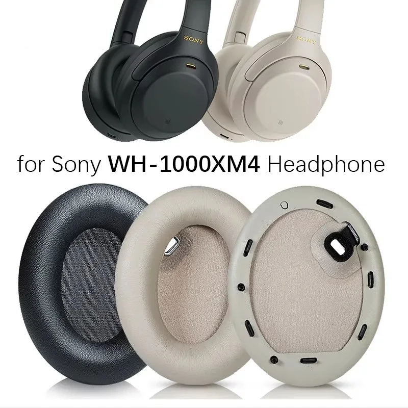 소니 WH-1000XM4 헤드폰 소프트 메모리 폼 패드용 교체용 이어 패드 쿠션 Sony 1000 XM4 1000XM4 이어패드 귀마개 커버