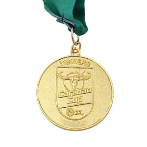 새로운 2024-25 시즌 EFL 컵 챔피언 메달 카라바오 컵 우승자 메달 축구 챔피언 메달 팬 기념품