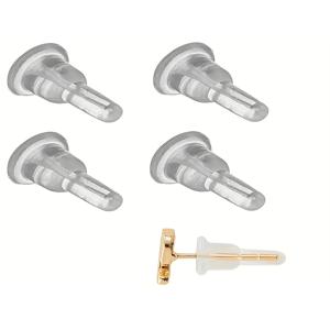 50/100개 귀걸이 플러그는 귀마개를 완전히 감싸주며 보석 제작에 적합합니다.