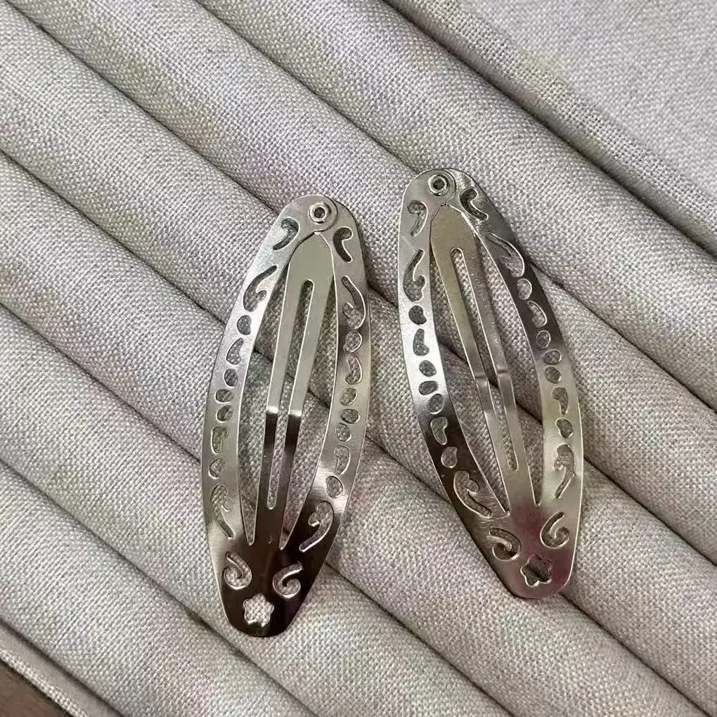 Y2K 스타일 여성용 금속 헤어 클립 4/2 세트 매일 사용을 위한 세련된 BB 엣지 클립