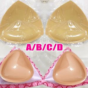 두꺼운 가슴은 끈끈한 브래지어를 밀어 양면 여성 수영복 비키니 제거 가능한 실리콘 자체 접착 컵 강화제 가슴 패드