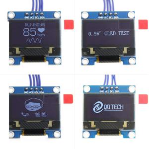 CEA 3X 0.96 인치 IIC I2C 직렬 GND 128X64 OLED LCD LED 디스플레이 모듈 SSD1306 Arduino 키트 화이트 디스플레이