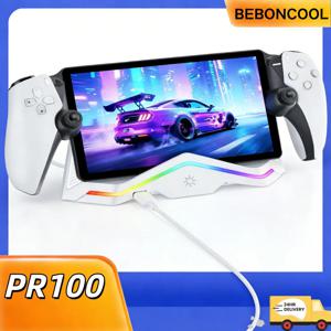 BEBONCOOL PR100 포털 고속 충전 도크 |   8가지 조명 모드 및 저장 기능 - PS5 스트리밍 핸드헬드 및 3A 게임용 자기 접촉