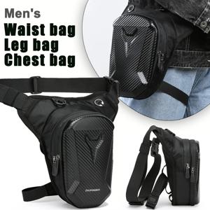 오토바이 레그 사이드 백 EVA 하드쉘 아웃도어 캐주얼 허리 가방 오토바이 휴대폰 지갑 힙 범팩