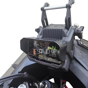 CFMOTO 450MT 450 MT용 카본 블랙 선 바이저 계기판 ﻿ 450mt CF450MT 700MT ADV 2024 2025 오토바이 커버 보호