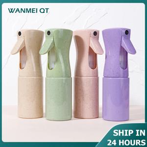 150ml 연속 이발사 스프레이 샴푸 병 밀짚 소재 헤어 살롱 용 리필 용 병 파인 미스트 스프레이 병