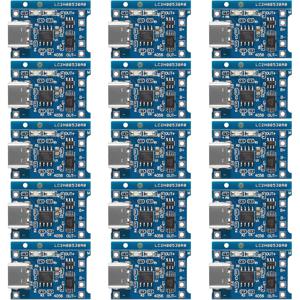 10/100pcs TP4056 + 보호 이중 기능 5V 1A 유형 c 18650 리튬 배터리 충전 보드 충전기 모듈