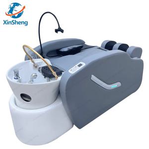 신성 전문 전동 마사지 침대 헤드 스파 살롱 마사지 테이블 헤어 세척 훈증 침대 이발소 스마트 가구