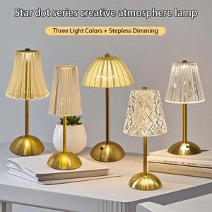 테이블 램프 LED 터치 센서 디 밍이 가능한 데스크탑 야간 조명 호텔 바 침실 장식 조명에 대 한 충전식 무선 독서 램프