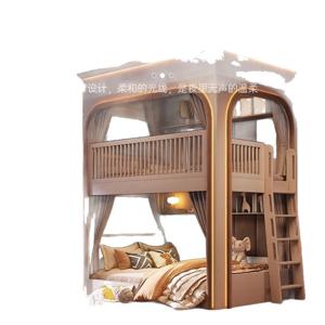 상하단 이층 침대 작은 아파트는 서로 방해하지 않습니다. 자매와 어린이 침대 높고 낮은 어린이