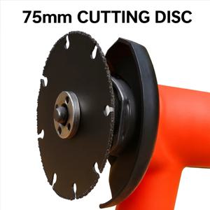 75mm 에머리 톱날 미니 다이아몬드 절단 디스크 (금속, 목재, 플라스틱 그라인더용), 고속 회전 공구 (DIY 절단 및 연마용)