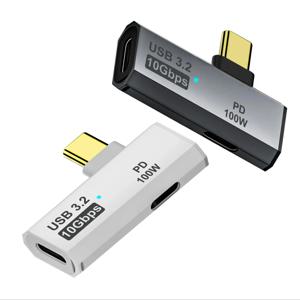 PD 100W 충전 포트가 있는 Type-C 10Gbps/헤드폰 어댑터 Rog Ally, Steam Deck, 노트북, 휴대폰용 2-in-1 USB C 분배기