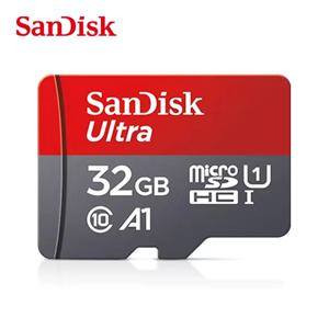 SanDisk 마이크로 SD 카드 32GB 64GB 128GB 256GB 512GB C10 A1 고속 마이크로 SD 메모리 카드 256GB 플래시 TF 카드 (카메라폰용)