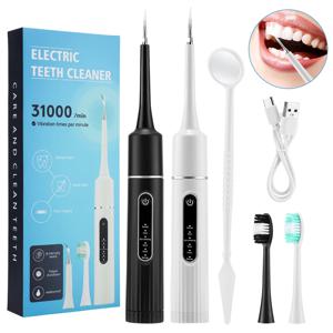 전동 칫솔 6개의 브러시 헤드 31000VPM 딥 클린 기능이 있는 음파 전동 칫솔 6가지 모드 성인용 방수 충전식