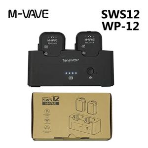 M-VAVE WP-12 무선 이어폰 모니터 시스템, 2.4GHz, 3ms 지연, 라이브 무대 및 스튜디오용 24시간 배터리, 기타 액세서리