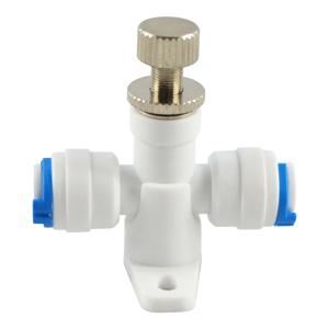 1pcs 1/4'' 흐름 제어 밸브 RO 역삼투압 멤브레인 정수기 폐수 조절기 제어 밸브