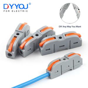 레버 와이어 커넥터, 1 대 1 인라인 조립식 와이어 커넥터, 전기 커넥터 와이어 터미널, 20 개, 34 개, 50 개