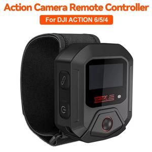 DJI 오스모 액션 6 5 프로 4 스포츠 카메라 액세서리용 GPS 블루투스 리모컨 25M 무선 리모컨 손목 시계