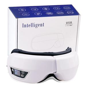 전기 6D 스마트 아이 마사지기 에어백 압축 진동 눈 마사지 케어 기기 눈 피로 완화 블루투스 음악 수면 마스크
