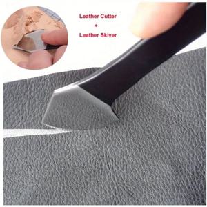 1개 가죽 절단 칼 도구 가죽 공예 스키빙 날카로운 손잡이 칼 가죽공예 수작업 DIY 도구