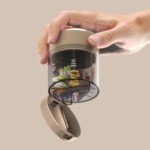 7 일 주간 Pillbox 타블렛 홀더 의학 보관 케이스 컨테이너 어유 비타민을위한 휴대용 캡슐 알약 상자 주최자