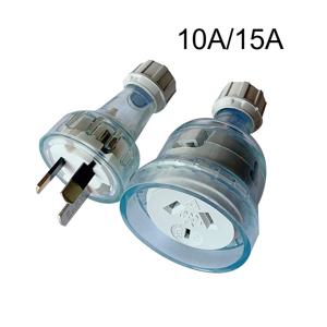 1개 재배선 가능한 플러그 소켓 호주형 암 소켓 3구 전기 소켓 접지 재배선 소켓 DIY 조립형