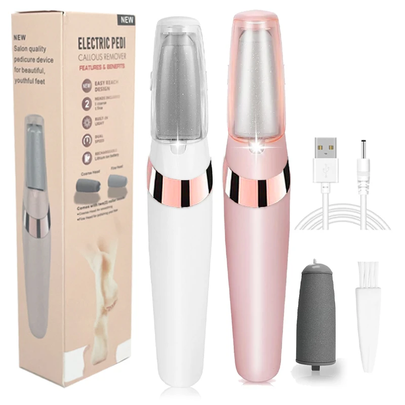 8pcs 무딘 폴란드어 풋 케어 도구 헤드 하드 스킨 리무버 힐 파일 피트 케어 도구 용 교체 롤러 리필