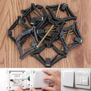 10개입 타입 86 카세트 수리기 다크 박스 스위치 구형 소켓 박스 교체 고정 지지대 복원기 가정용 수리 도구