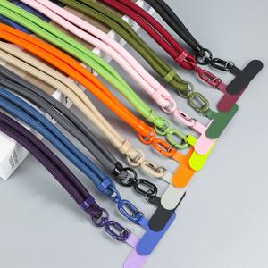 유니버설 폰 랜야드 크로스바디 넥스트랩 폰 조절 가능한 긴 스트랩 분실 방지 내구성 강한 랜야드 아이폰용