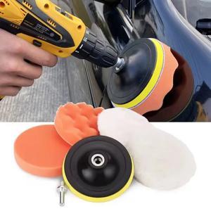 자동차 광택 스펀지 패드 키트 폼 패드 버퍼 키트 광택기 왁스 패드 자동차 오토바이 자동차 긁힘 제거