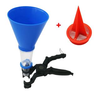 범용 엔진 오일 충전 세트, 조정 가능한 가솔린 어댑터 조정 가능한 폭 고정 클램프가있는 오일 교환 장비 키트