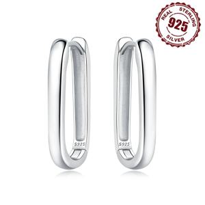 925 스털링 실버 심플 다목적 귀걸이, 여성용 다목적 후프 귀걸이, 고급 생일 파티 선물