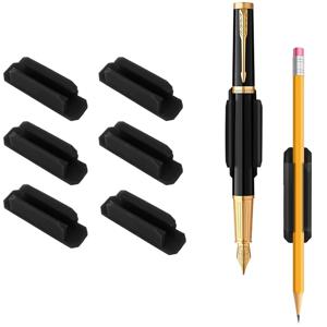 2/5PCS 자기 접착식 실리콘 펜 홀더 벽걸이형 연필 클립 데스크탑 마커 펜 볼펜 보관 홀더 가정 사무실용