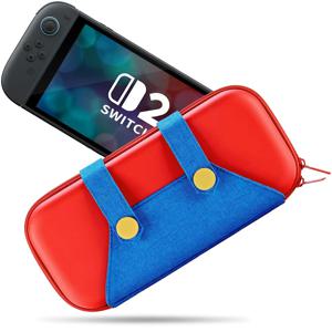 NS 스위치 2 호환 휴대용 케이스 - 콘솔 및 액세서리용 휴대용 하드 쉘 파우치 여행 가방