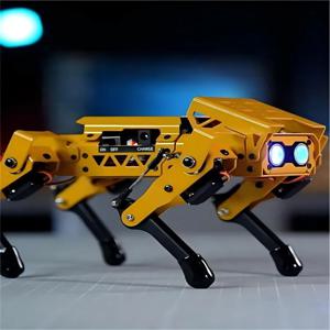 ESP32 사족보행 비주얼 바이오닉 AI 메탈 로봇 강아지 아두이노 로봇 키트 파이썬 스크래치 그래픽 프로그래밍 로봇 강아지