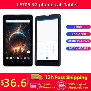 안드로이드 6.0 태블릿 7인치 3G 전화 통화 2GB 램 16GB 롬 2개의 SIM 카드 1024 x 600 픽셀 MTK8735 쿼드코어