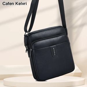 최상급 소가죽 비즈니스 캐주얼 소형 백팩 트렌디한 정품 메신저 백 남성용 싱글 숄더 고급 크로스백