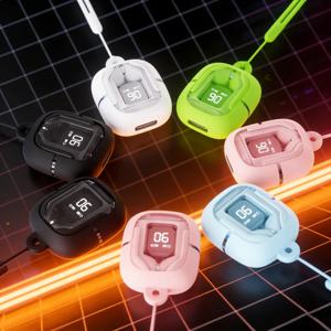 TWS 게이밍 이어버드 블루투스 5.3 노이즈 감소 HD HiFi 스테레오 무선 이어폰(헤드셋 구매 시 보호 케이스 + 목걸이 포함)