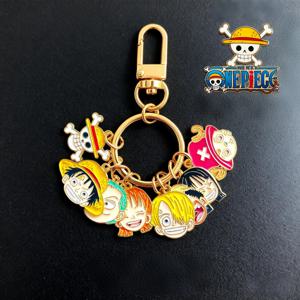 원피스 키체인 몽키 D. 루피 나미 애니메이션 주변기기 블루투스 헤드셋 참 섬세한 패션 장난감 보석 친구를 위한 선물
