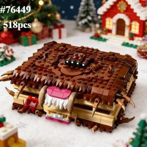 몬스터북 오브 몬스터즈 빌딩 블록 세트 76449 크리스마스 선물로 적합한 레고 파티클과 호환 가능