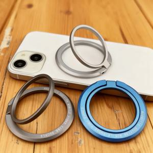 마그네틱 링 폰 홀더 마그세이프용 휴대폰 자석 접이식 브래킷 탈착식 그립 스탠드 아이폰 지원