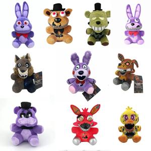 파이브 나이트 앳 프레디즈 귀여운 봉제 인형 게임 인형 18cm 보니 베어 폭시 만화 봉제 인형 프레디 장난감 어린이 선물