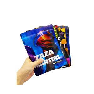 30개 28g 모양의 냄새 차단 홀로그램 가방 재사용 가능한 지퍼락 보관 밀봉 파우치 플라스틱 만화 캐릭터 용기 패키지