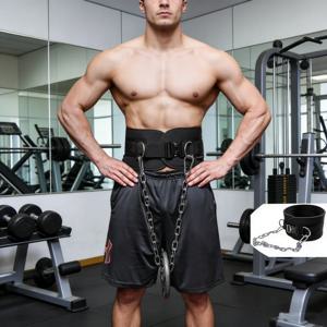 헤비 듀티 딥 벨트 조절 가능한 스틸 체인 웨이트 풀업 근력 훈련 홈 짐 피트니스 장비