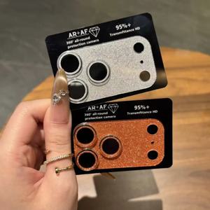 아이폰 17 ProMax 17Pro 17 16 15 ProMax 후면 렌즈 글리터 스타 커버 보호 캡 렌즈 필름 아크릴 카메라 보호 필름