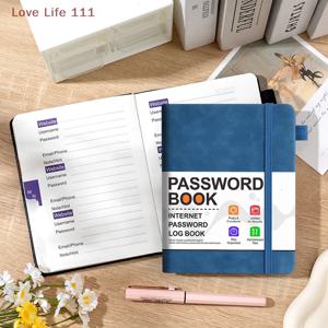 새로운 비밀번호 보관 책 컴퓨터 비밀번호 정리 책 알파벳 탭 포켓 주소 기록 노트북 계정 정보용